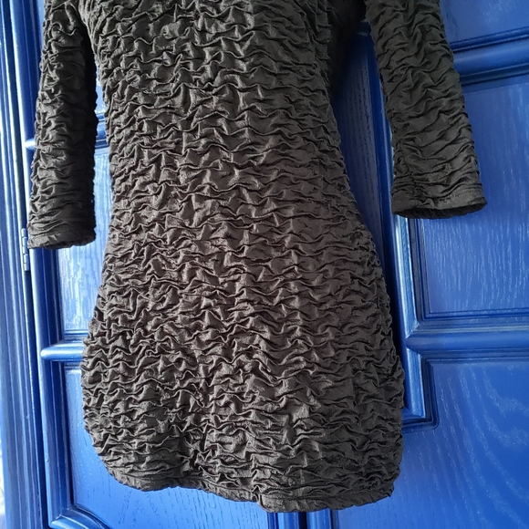 90s Micro Mini Black Rouched Dress Off The Shoulder - Picture 10 of 14